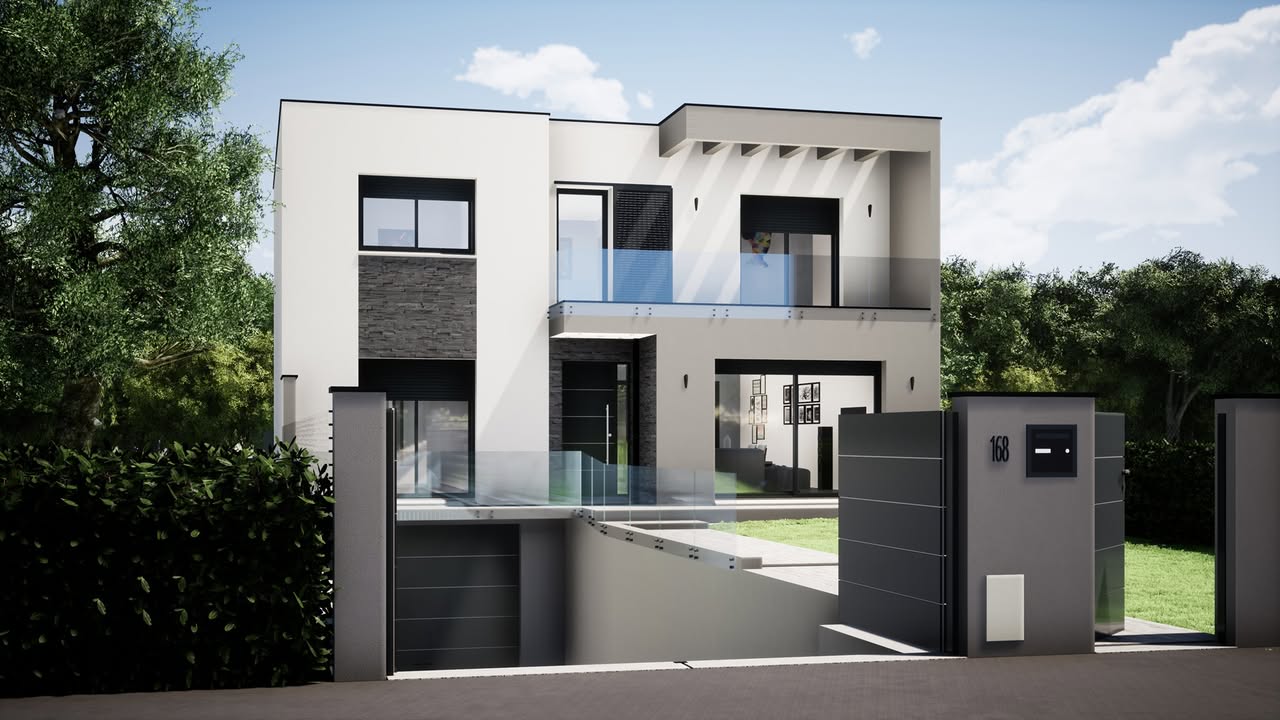 Maison contemporaine sur mesure de 137 m² - ARKO HABITAT